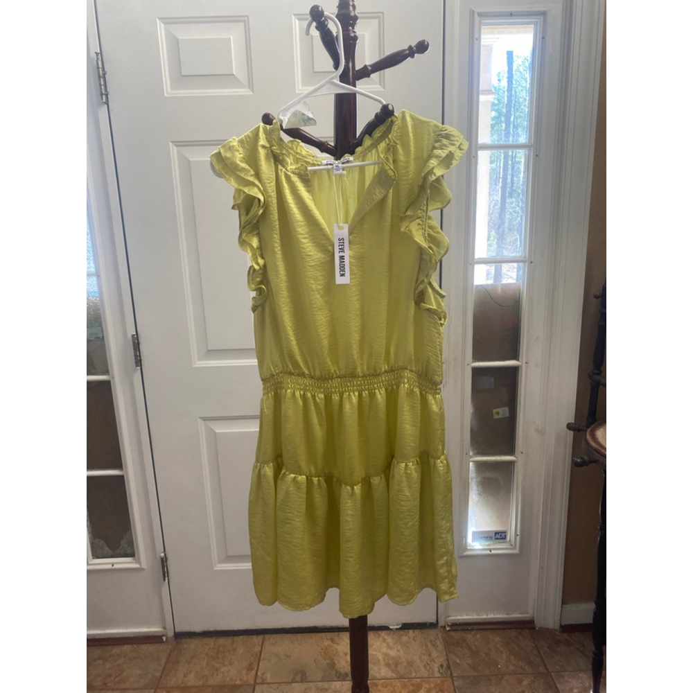 Women's Steve Madden Mini Dress XL golden Lime